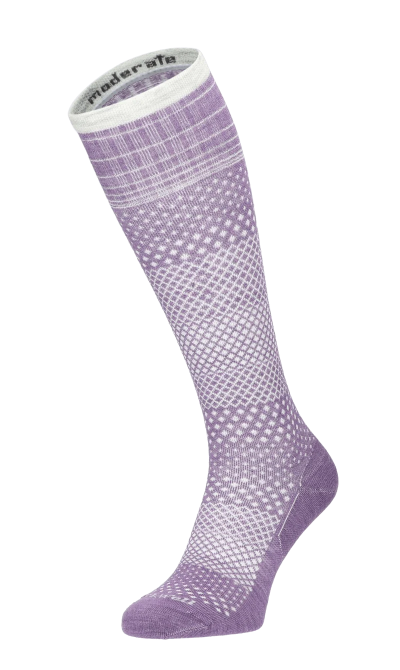 Micro Grade Dames Compressiekousen Klasse 1 Plum