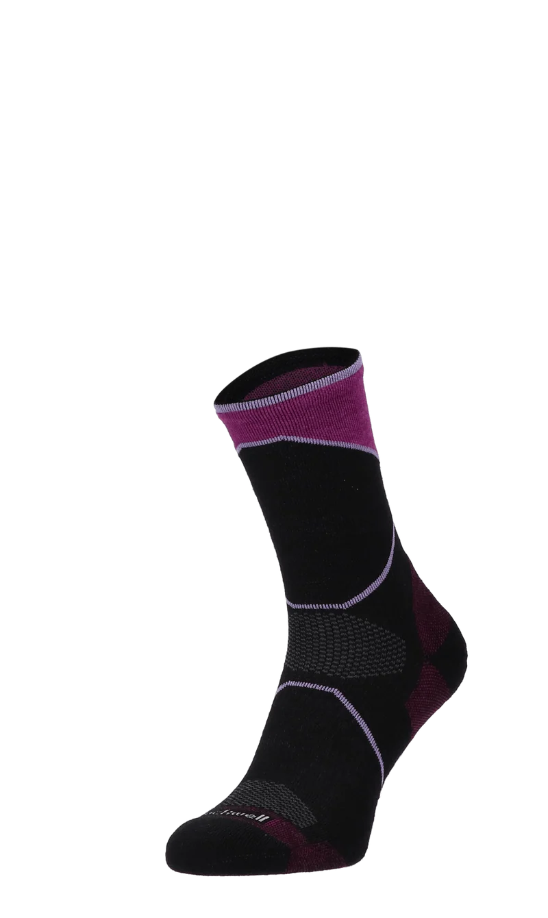Ascend Crew Dames Wandelsokken Klasse 1 Black