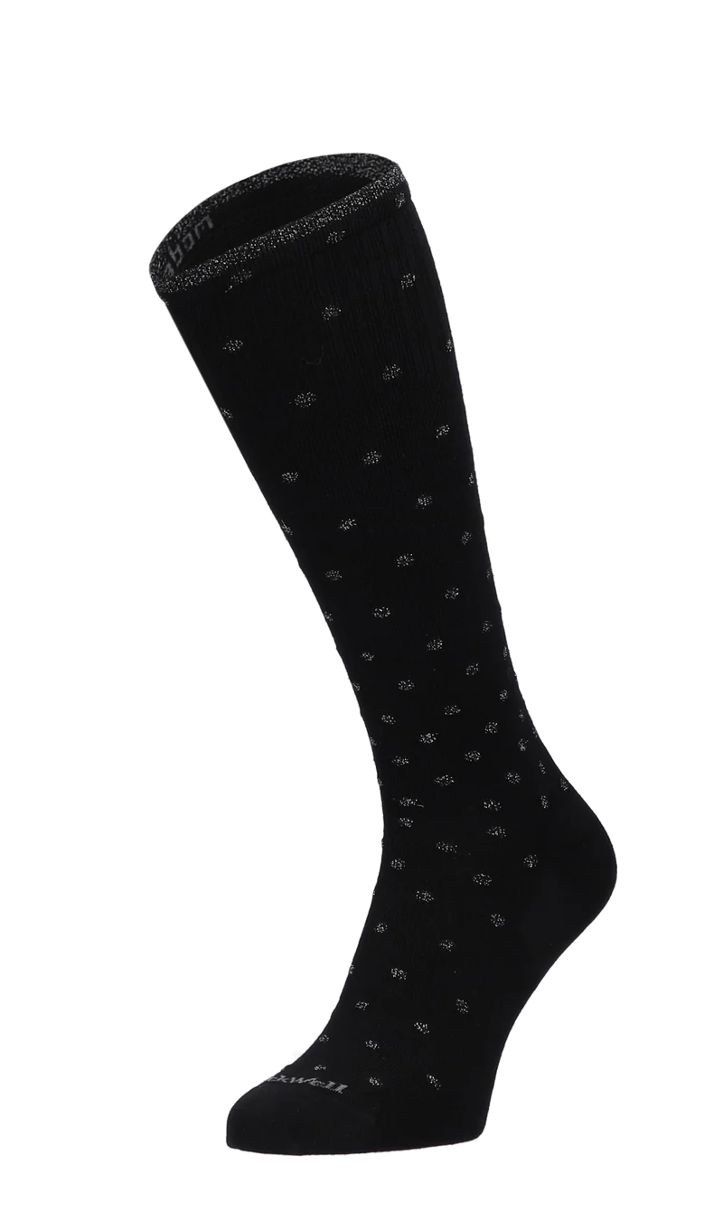 On The Spot Dames Compressiekousen Klasse 1 Black Sparkle