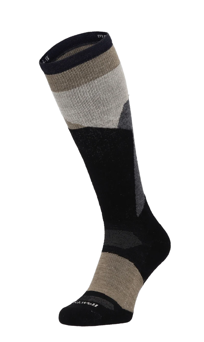 Ski Medium Heren Skisokken Klasse 1 Black Multi