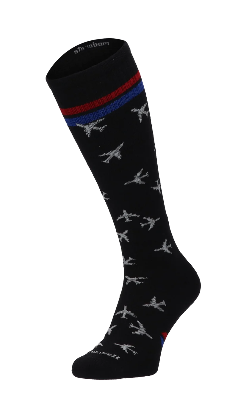 In Flight Heren Compressiekousen Klasse 1 Black