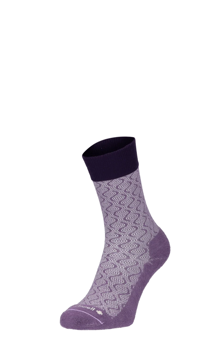 Softie Dames Diabetessokken Plum