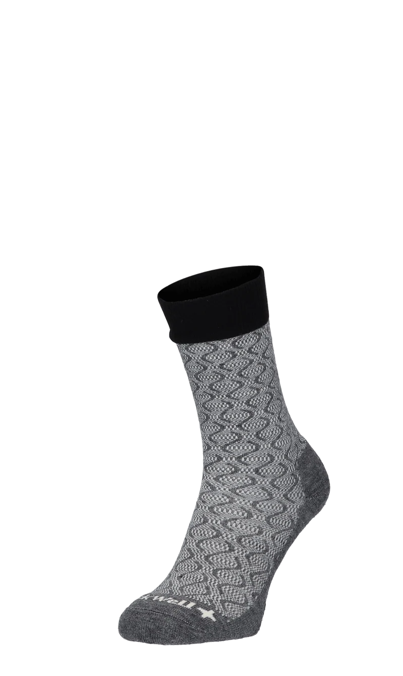 Softie Dames Diabetessokken Charcoal