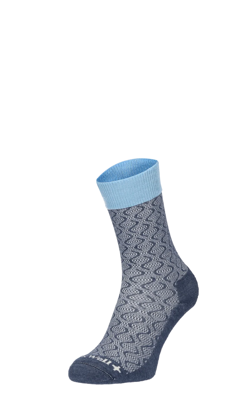 Softie Dames Diabetessokken Denim