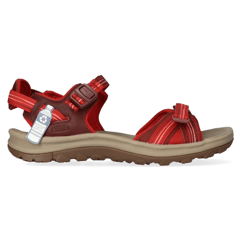 Terradora II Dames Wandelsandalen Dark Red/Coral
