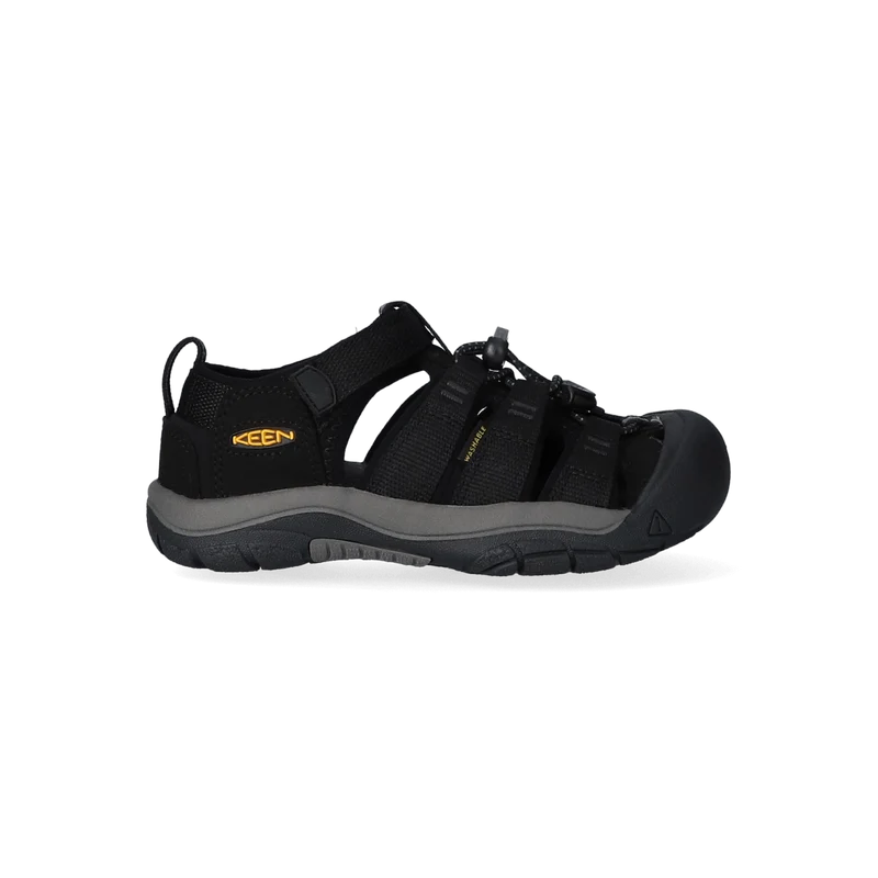 Newport H2 Older Kids Sandalen Black/Keen Yellow