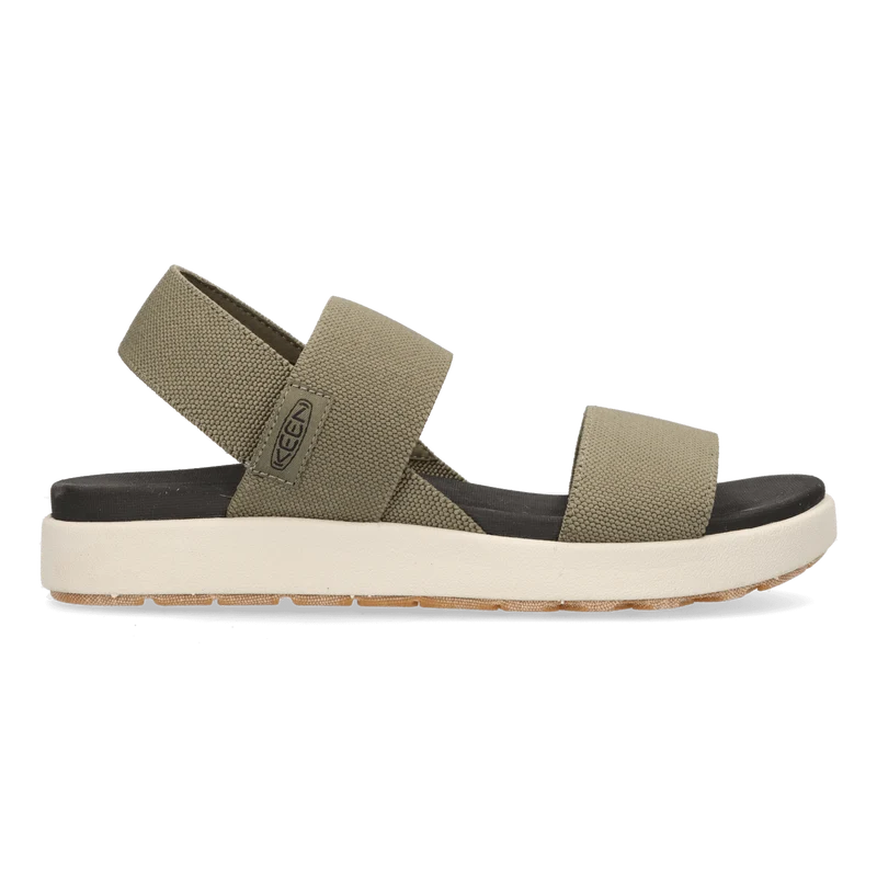 Elle Backstrap Dames Sandalen Dusty Olive
