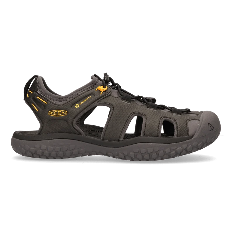 SOLR Heren Outdoor Sandalen Black/Gold
