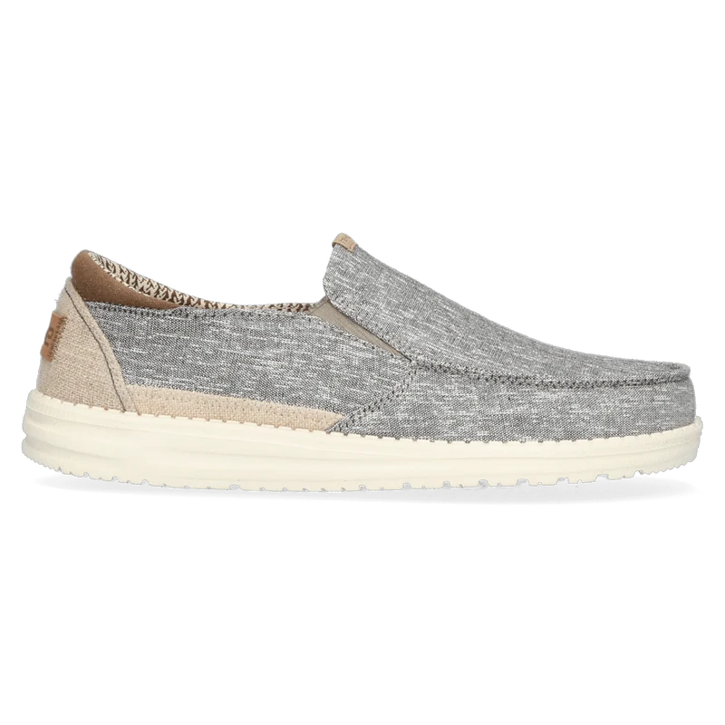Thad Chambray Heren Instappers Riviera Grey