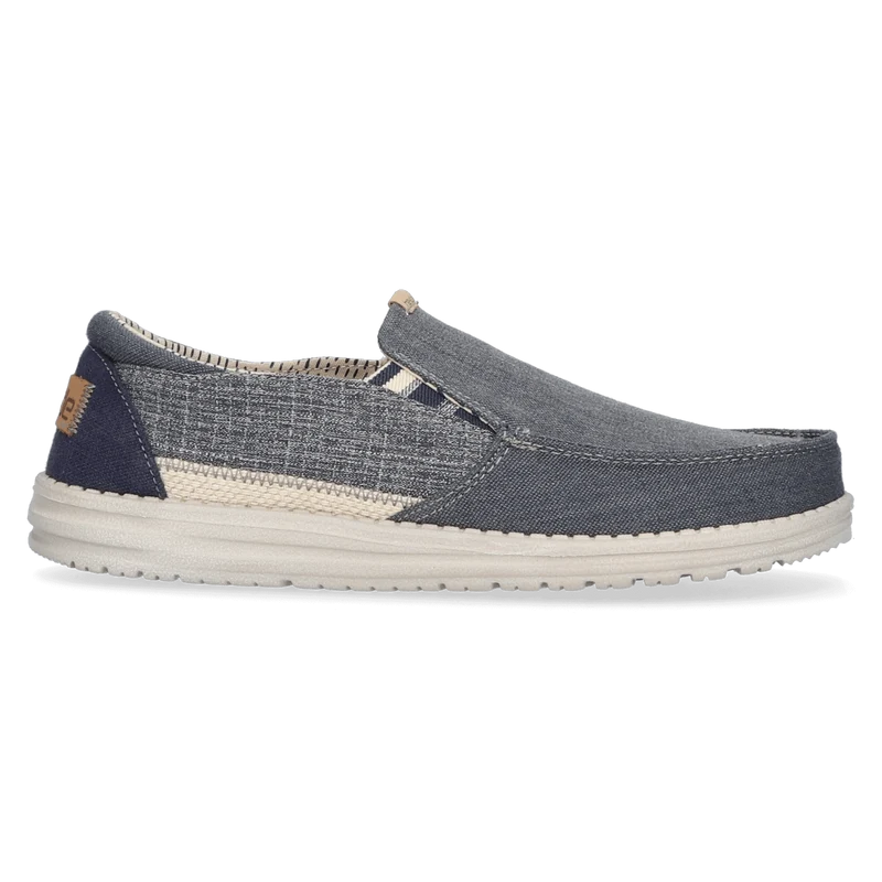 Thad Chambray Heren Instappers Ombre Blue