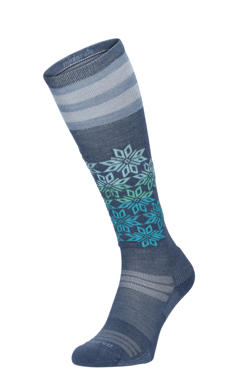 Powder Day Dames Skisokken Klasse 1 Denim