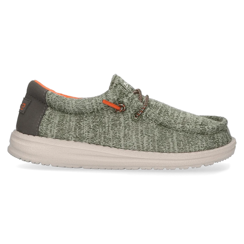 Wally Youth Jongens Instappers Stretch Sage