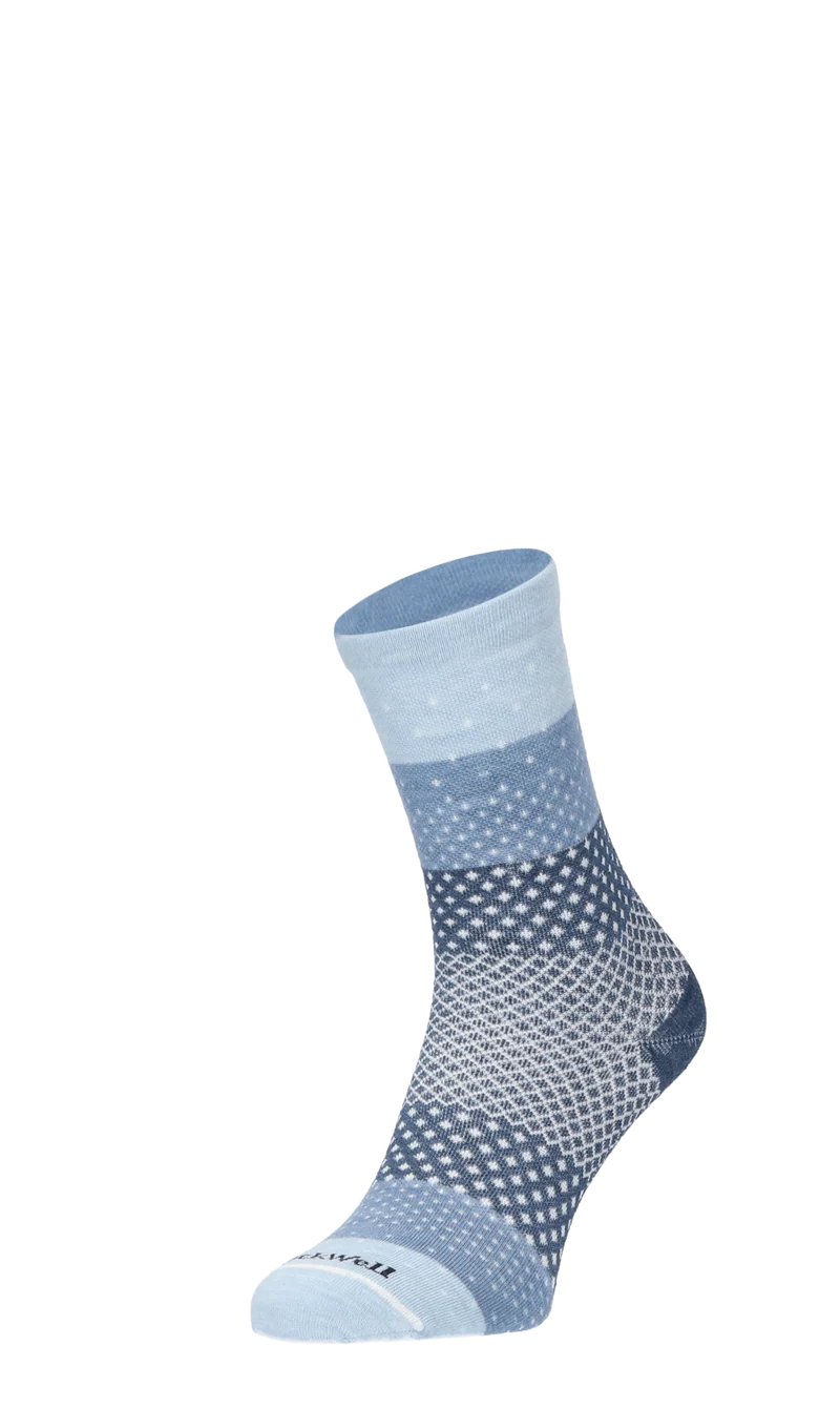 Plantar Ease Crew Dames Hielspoor Sokken Klasse 2 Bluestone