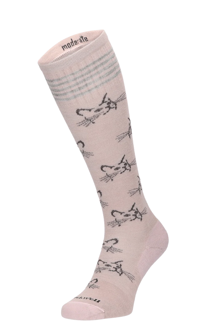 Feline Fancy Dames Compressiekousen Klasse 1 Rosa