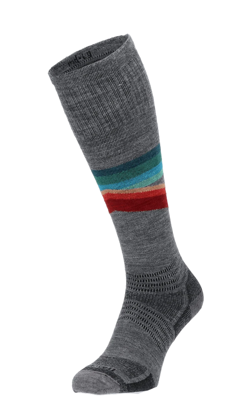 Rainbow Racer UL Heren Skisokken Klasse 1 Grey