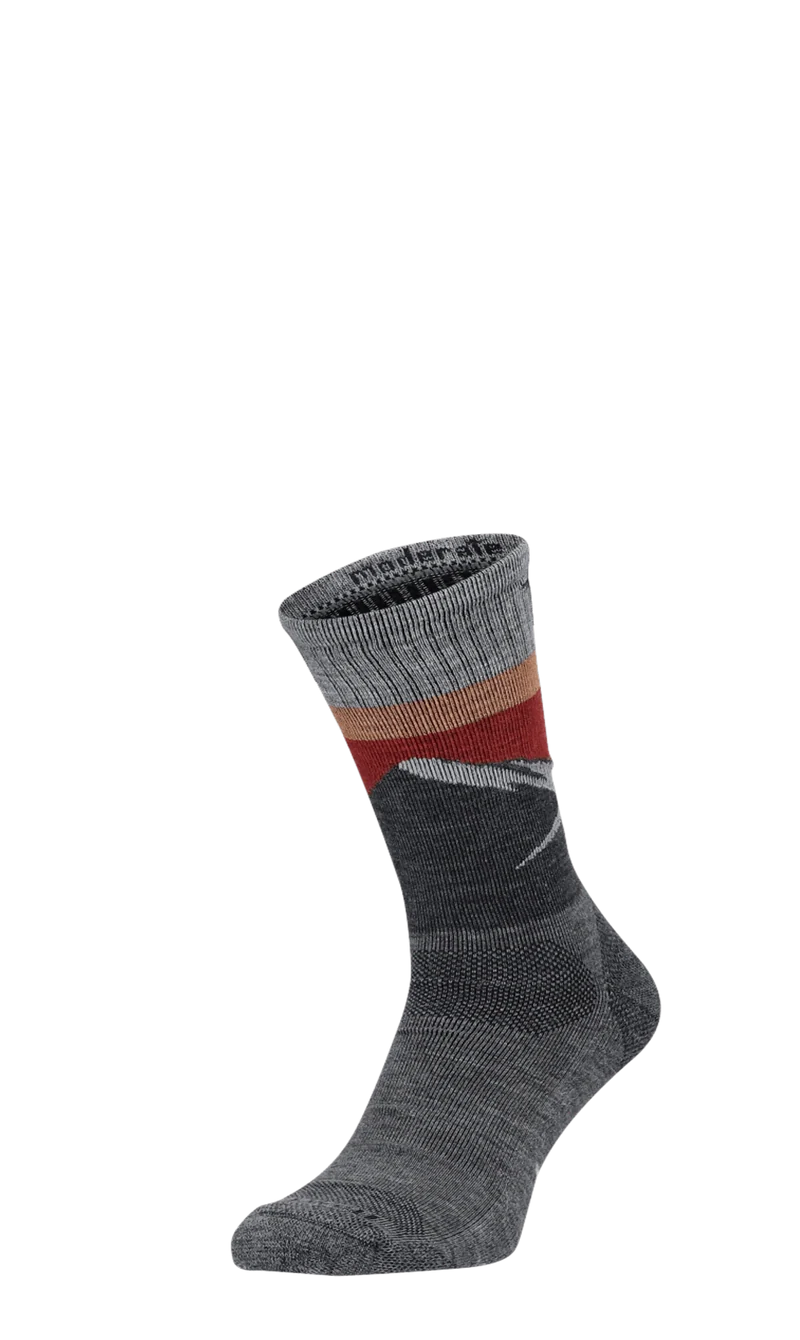 Modern Mountain Crew Heren Wandelsokken Klasse 1 Grey