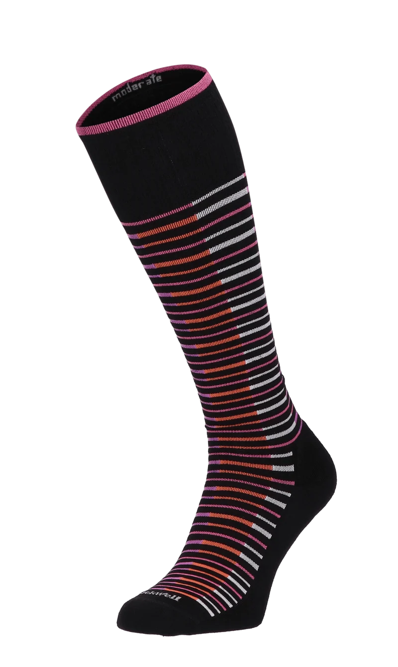 Featherweight Flair Dames Compressiekousen Klasse 1 Black Bright