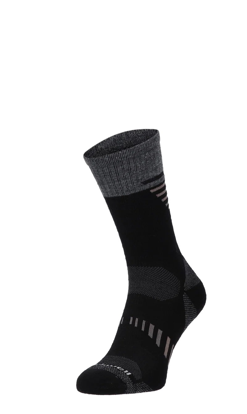 Ascend Crew II Heren Wandelsokken Klasse 1 Black