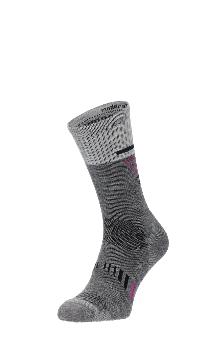 Ascend II Crew Dames Wandelsokken Klasse 1 Grey