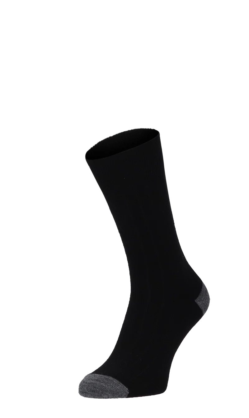 Chelsea Rib Herensokken Black