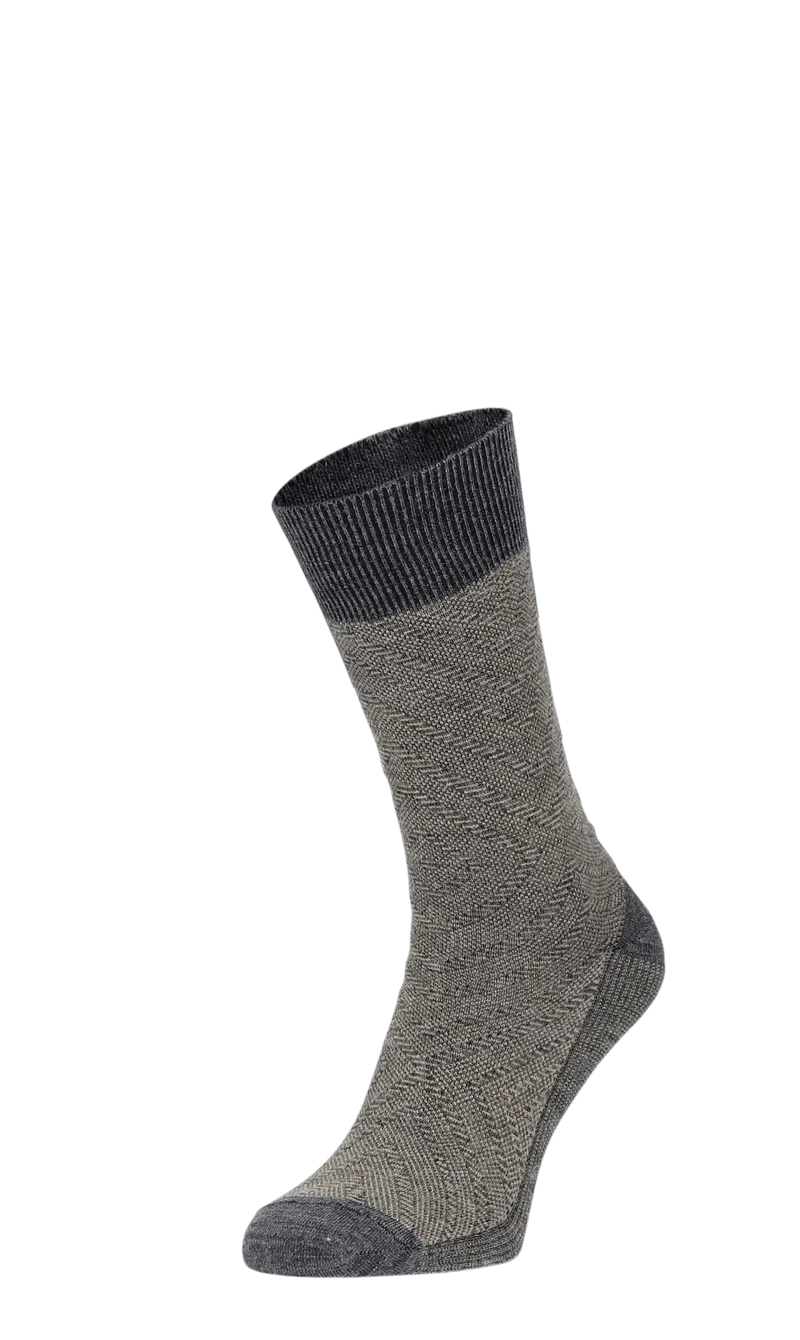 Fiber Optics Herensokken Grey