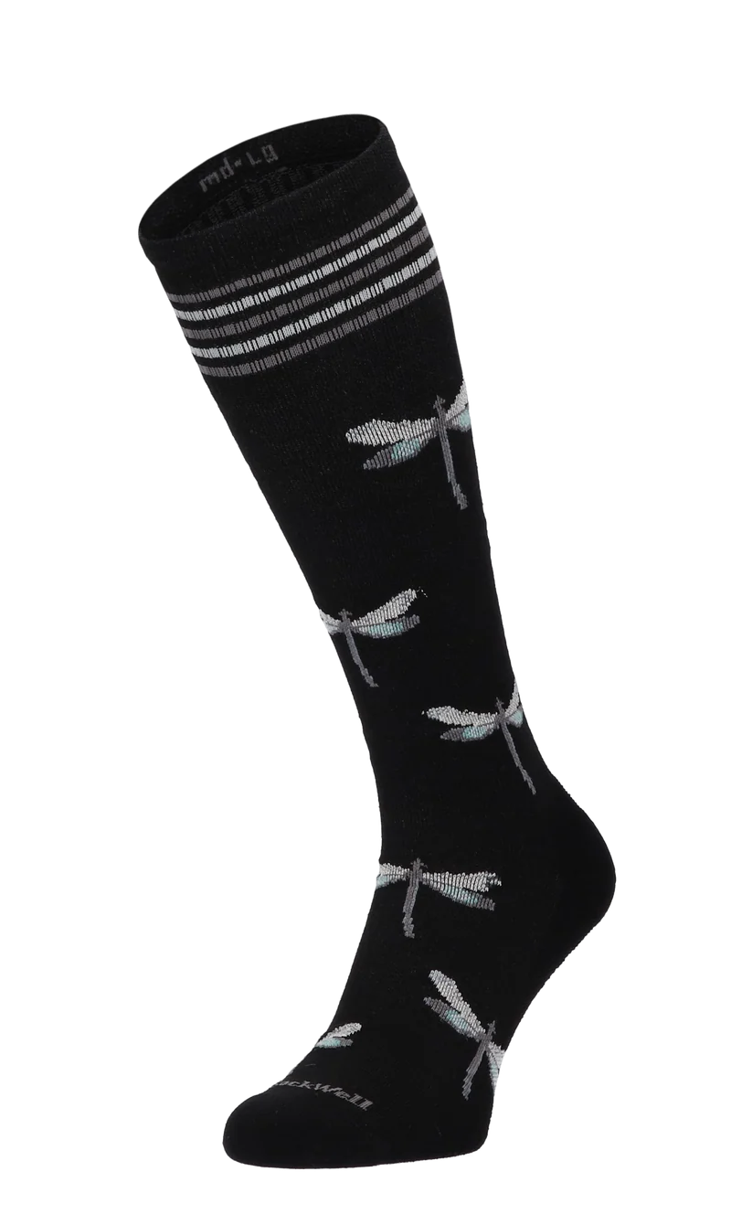 Dragonfly Dames Compressiekousen Klasse 1 Black