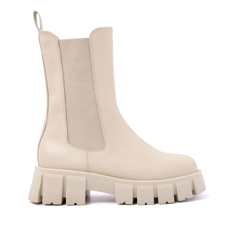 Dames Chelsea Boots 55.084 Ecru