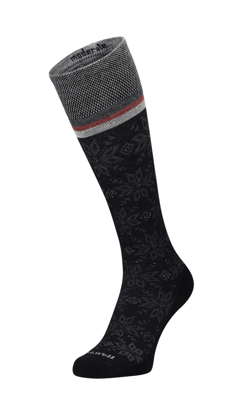 Winterland Dames Compressiekousen Klasse 1 Black