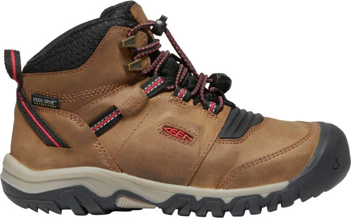 Ridge Flex Mid Older Kids Wandelschoenen Bison/Red Carpet