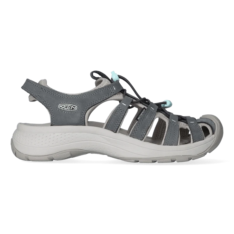 Astoria West Leather Dames Wandelsandalen Magnet/Vapor