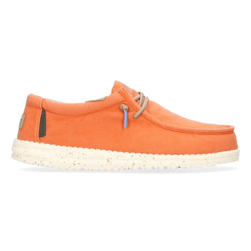 Wally Washed Heren Instapper Tangerine