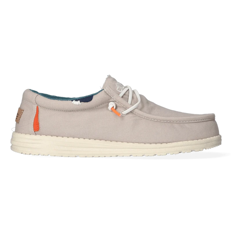 Wally Washed Heren Instapper Smoke Grey