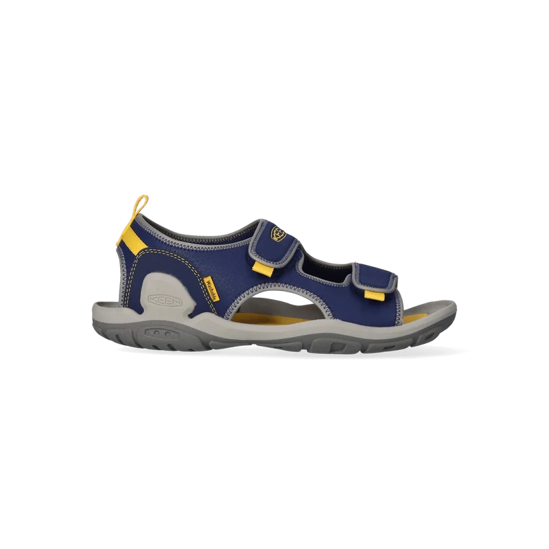 Knotch Creek Older Kids' Open-Toe Sandalen Blue Depths/Keen Yellow