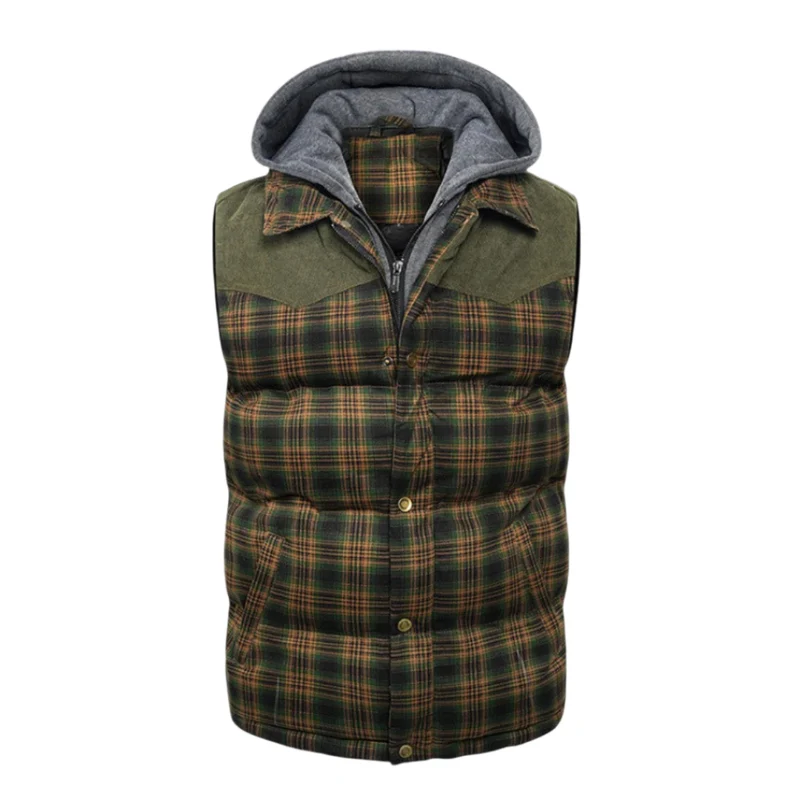 Heren Vest Hooded Lichtgewicht Met Zakken