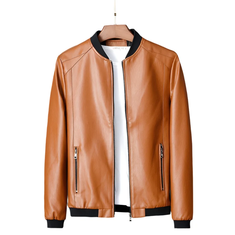 Heren Motorjack Leather Urban Style