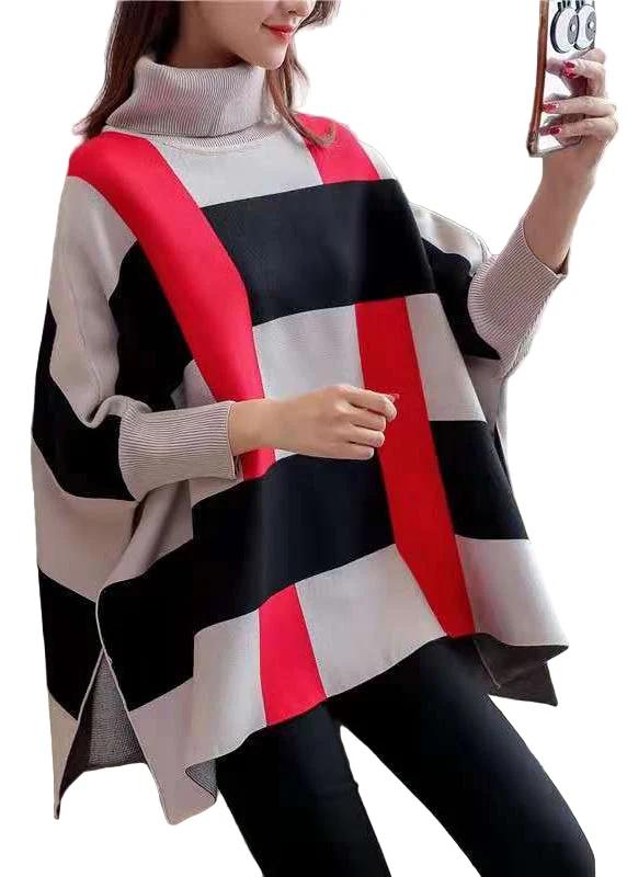 Dames Blouse Gestreept Met Vleermuismouwen