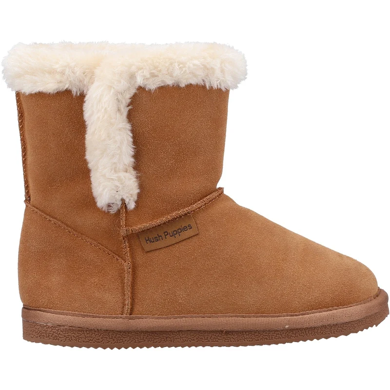 Hush Puppies Ashlynn Pantoffels Voor Meisjes - Bruin