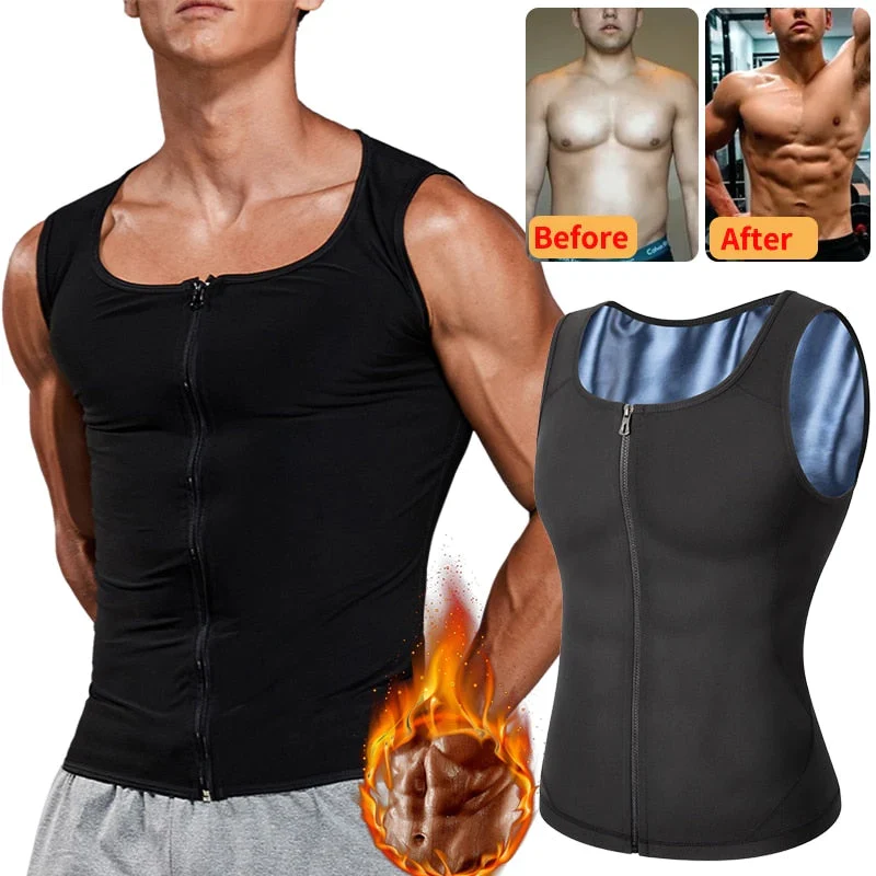 Sauna Sweat Ritsvest Heren