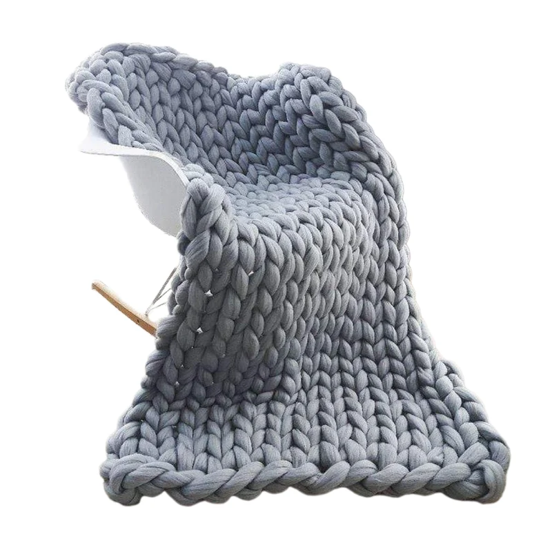 Chunky Gebreide Stijl Deken