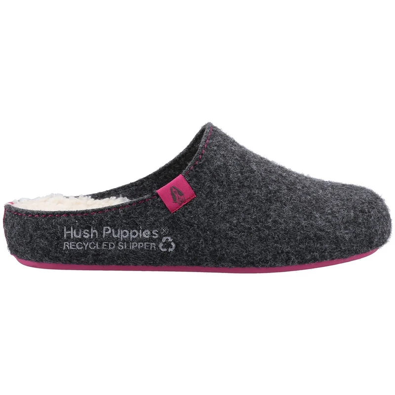 Hush Puppies The Good Slipper voor dames - houtskool