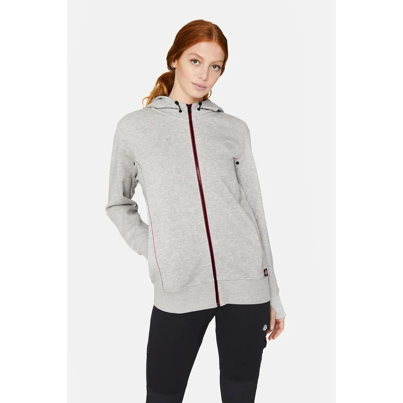 Dickies Performance-hoodie voor dames - grijs