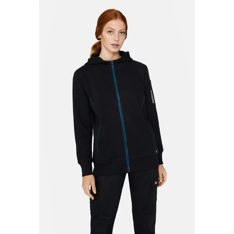 Dickies Performance-hoodie voor dames - zwart